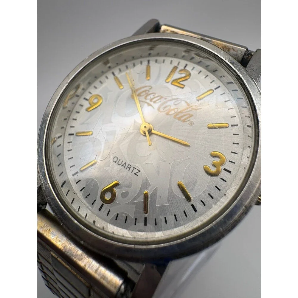 Vintage 2003 Coca-Cola Speidel Expansion Watch Japan Movt 55288
